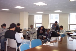 DDF w/ HS students Duane de Four conducting a high school training