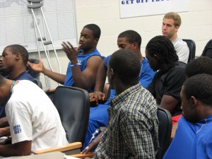 Duke Football training
