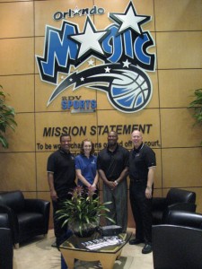 Orlando Magic After training the Orlando Magic staff & coaches
